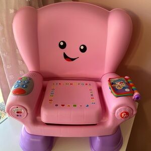 Fisher-Price Pink and Purple Learning Toy Chair